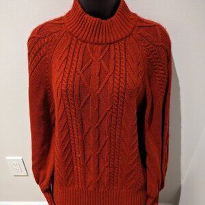 Red turtleneck sweater - Size S